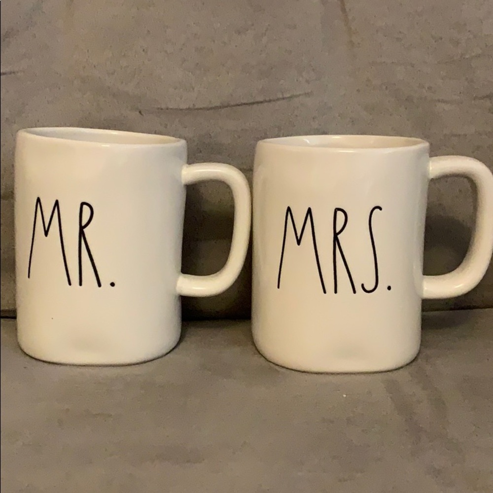 Mr. and mrs. Rae Dunn mugs